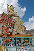 Ladakh - Likir gompa, dominated by an imposing statue of Maitreya